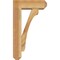 Ekena Millwork Legacy Craftsman Rough Sawn Bracket w/ Offset Brace, Western Red Cedar, 6"W x 16"D x 28"H BKT0604X16X28LEC04RWR - alternate 3
